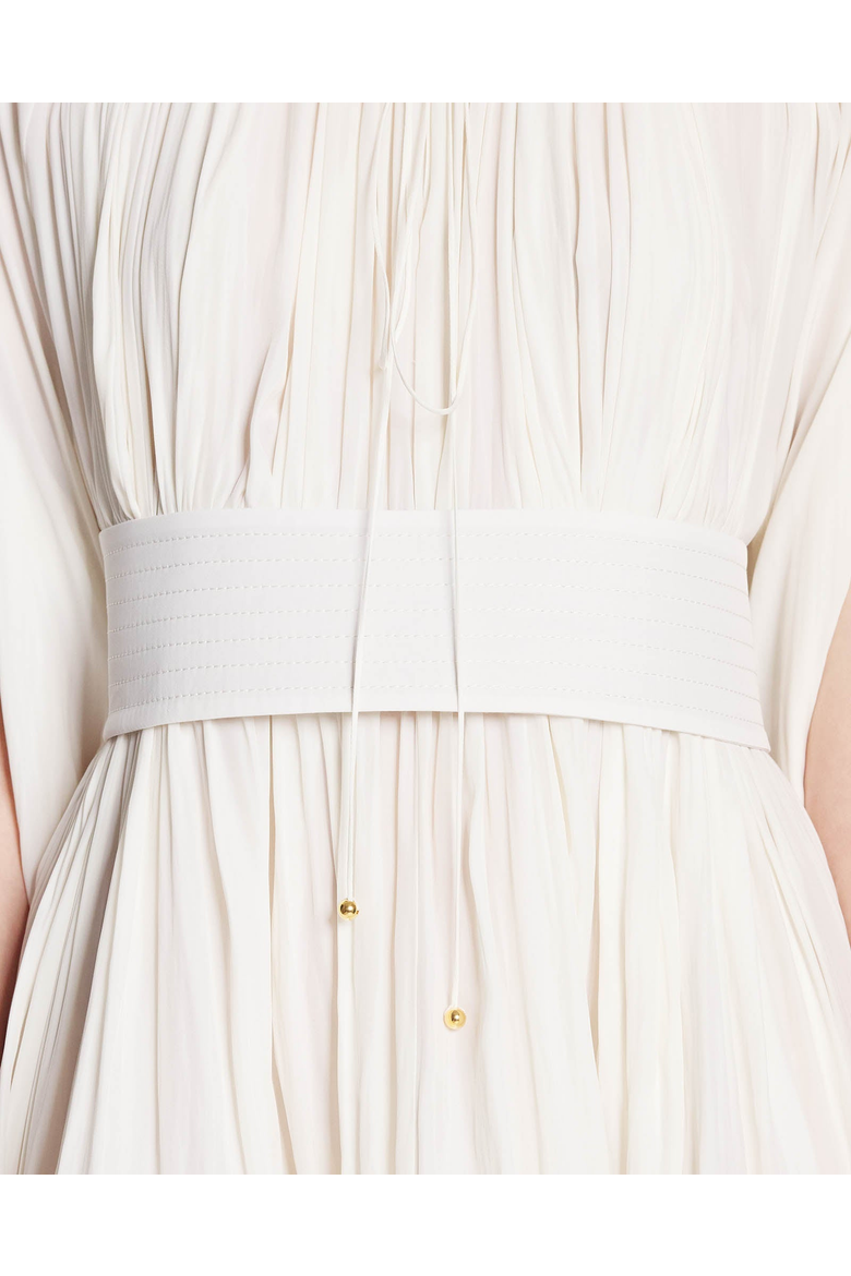 Short Charmeuse Dress, Alternate, color, Off White