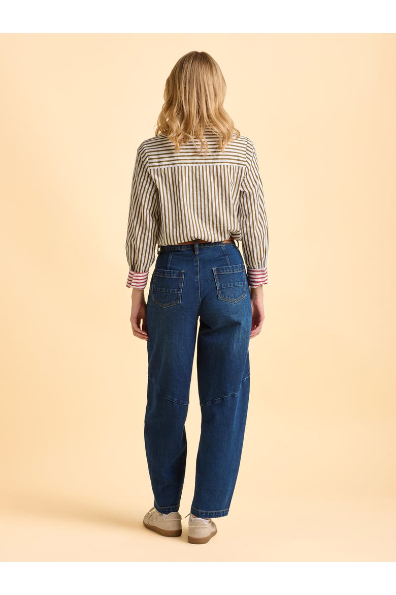 Vicky Long Sleeve Striped Shirt, Alternate, color, Green