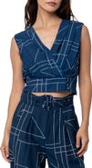 CIEBON Adrina Geo Print Sleeveless Top