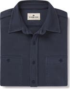 The Normal Brand Lennox Cotton Jersey Button-Up Shirt