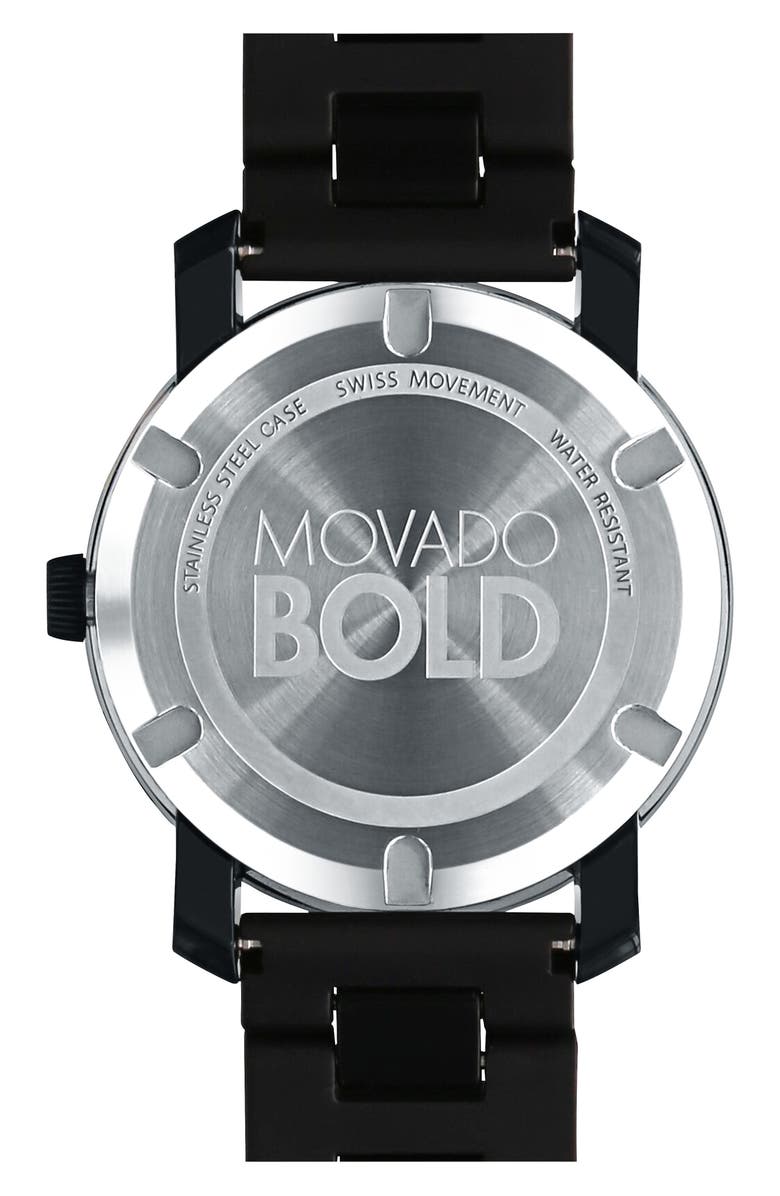 Movado 'Large Bold' Bracelet Watch, 42mm, Alternate, color,