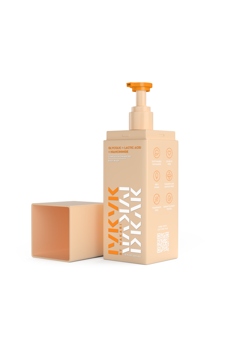 Makari de Suisse Glycolic + Lactic Acid + Niacinamide Body Wash, Main, color, NO COLOR