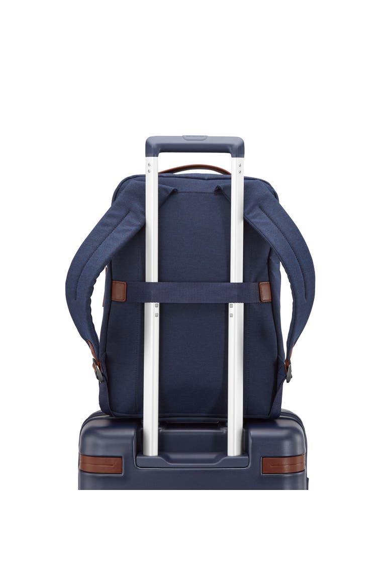 Virtuosa 2 Piece Set Backpack & 21" Carry On Spinner Luggage, Alternate, color, Blue