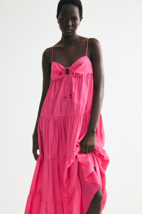 Tiered Strappy Dress