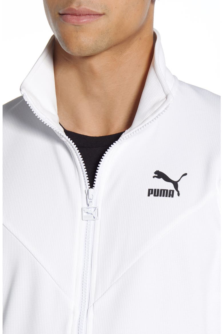 Iconic MCS Mesh Track Jacket, Alternate, color, PUMA WHITE