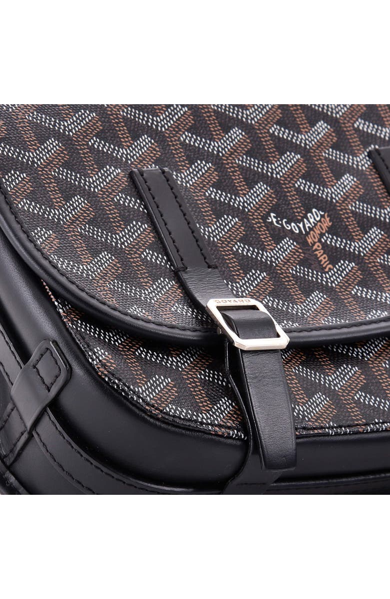Pre-Owned Goyard Belvedere Messenger Bag Coated Canvas PM, Alternate, color, Black