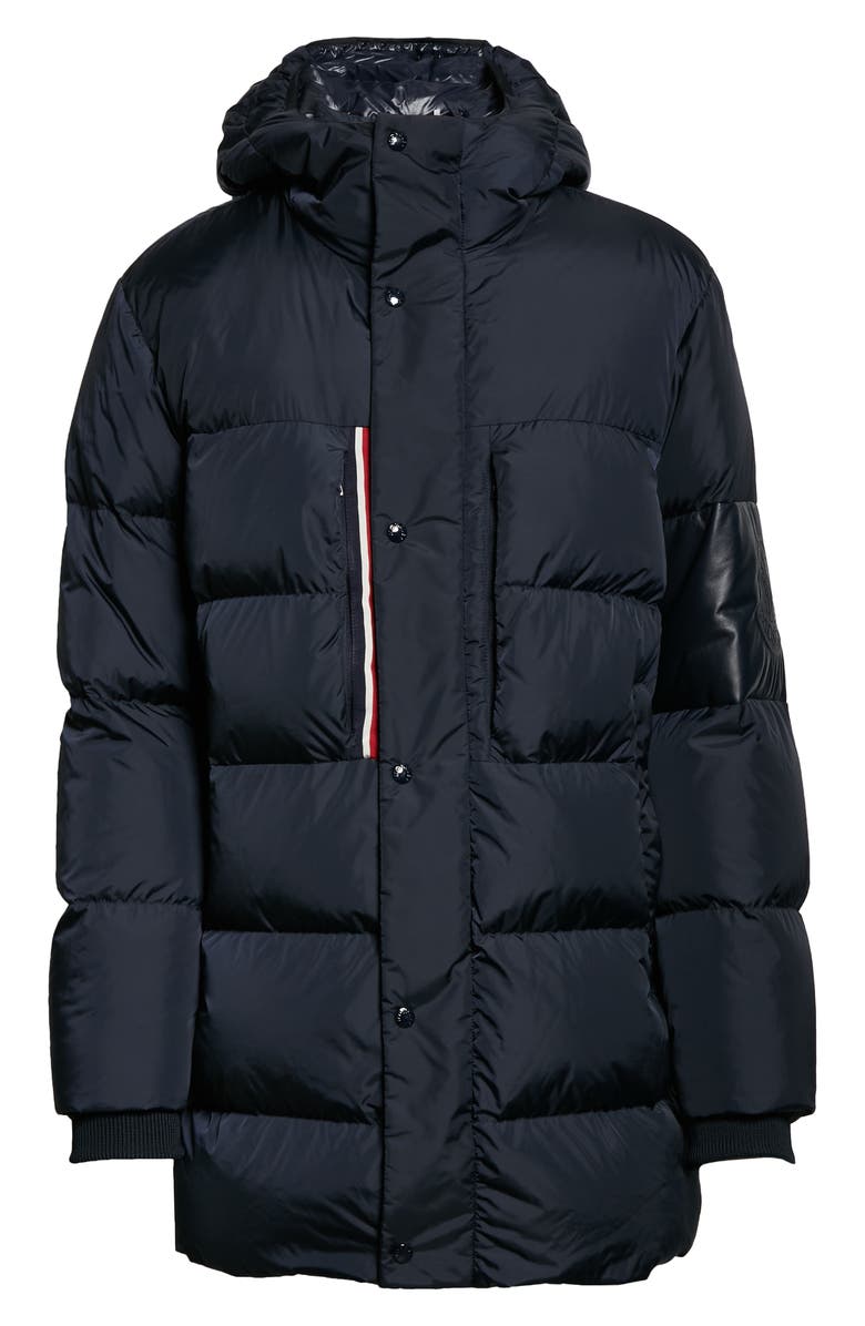 Moncler Marceau Water Resistant Down Puffer Coat, Alternate, color, 
