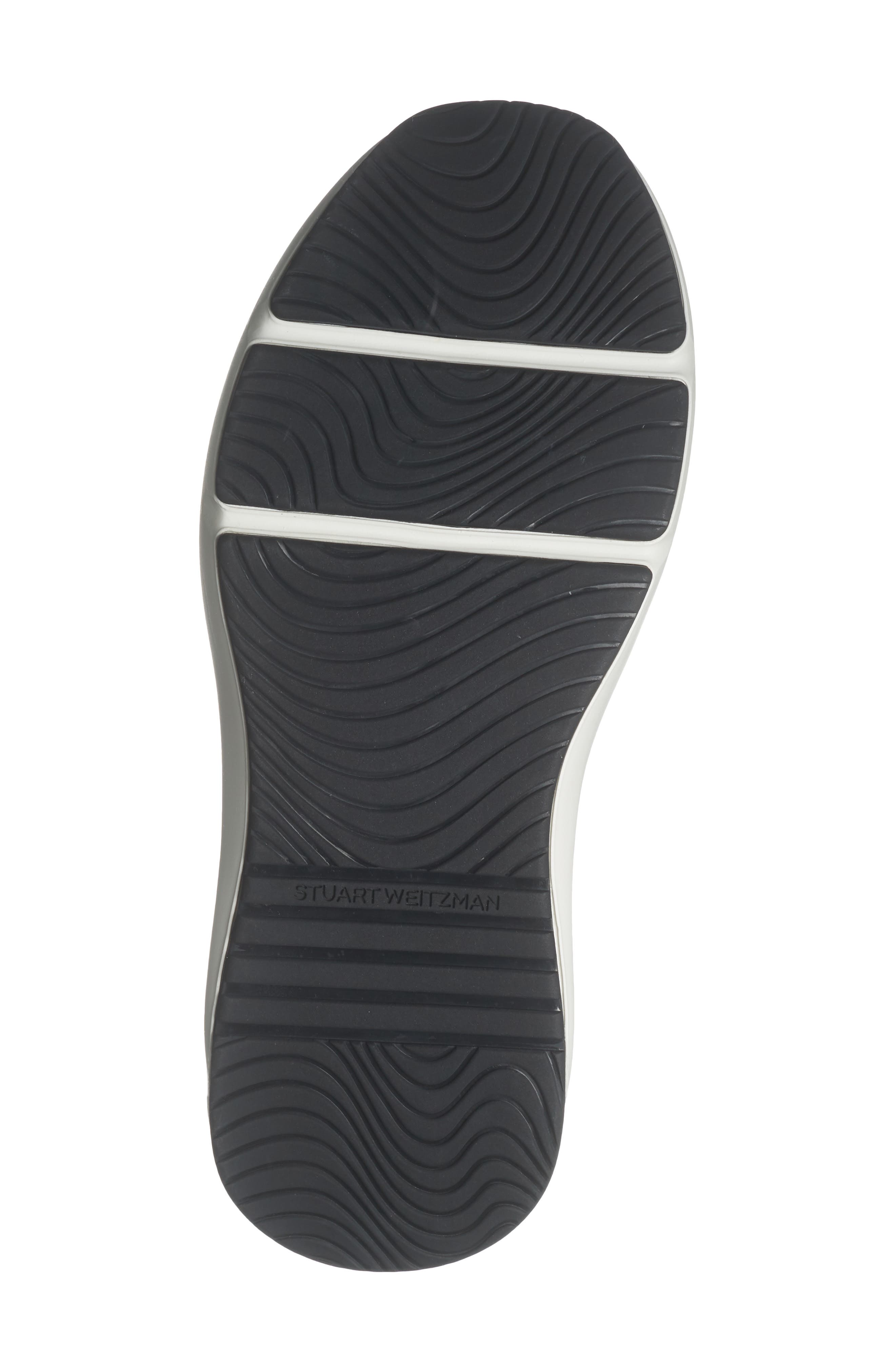 Stuart Weitzman Glide Mesh Sneaker, Alternate, color, Black