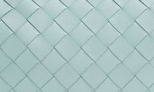 Bottega Veneta Bauletto Medium Intrecciato Top-handle Bag In Blue