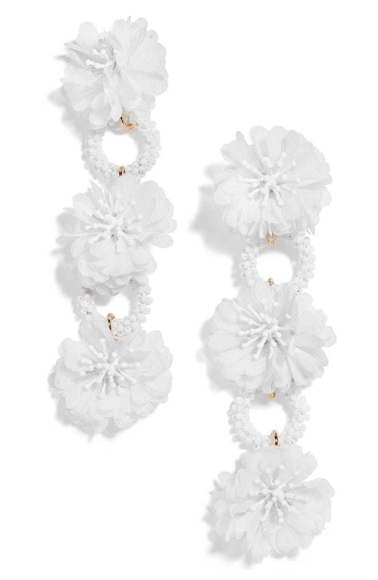 BaubleBar Vernita Flower Drop Earrings, Main, color, 
