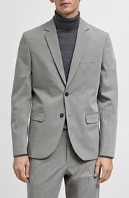 MANGO Slim Fit Suit Jacket