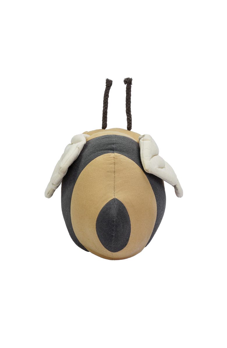 Lorena Canals Cushion Buzzy Bee, Alternate, color, Honey, Dark Grey, Natural