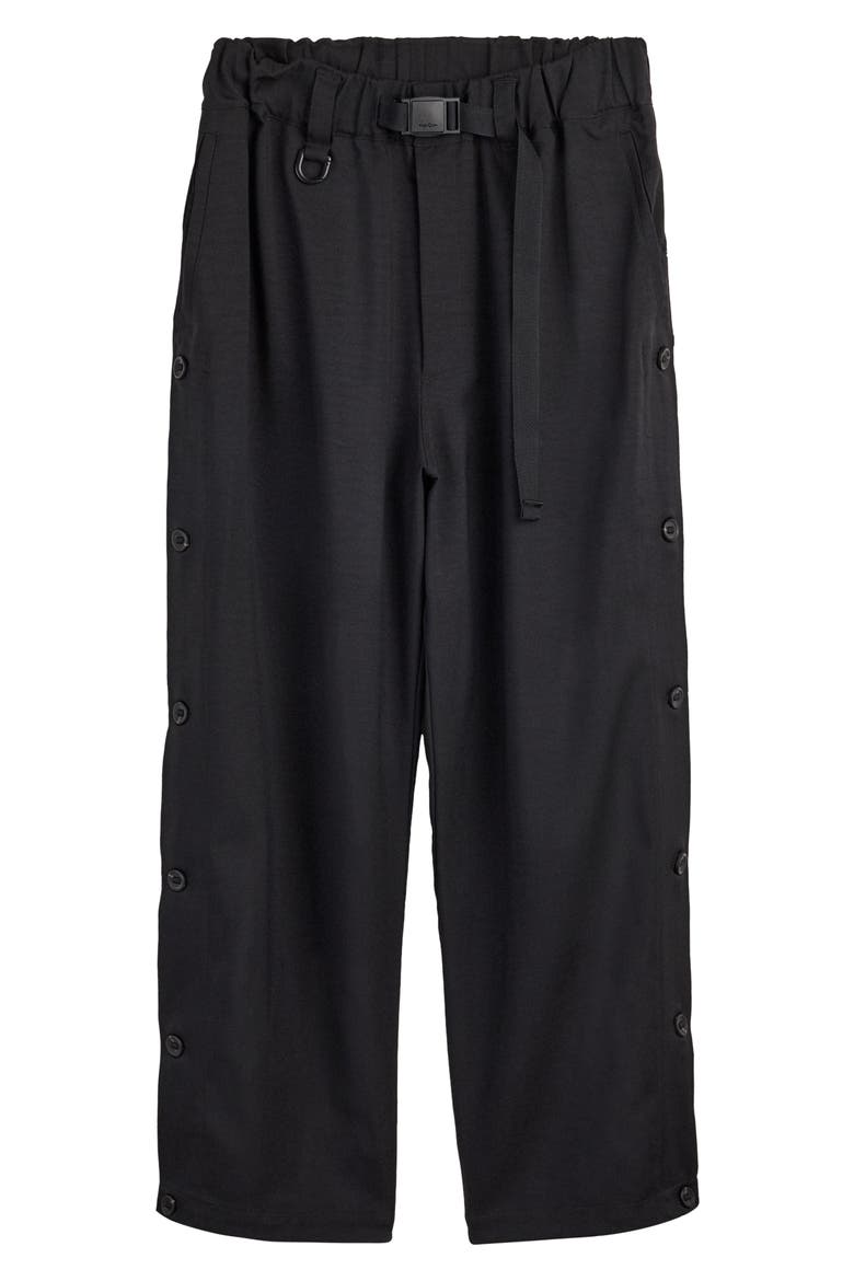 Uniform Adaptive 3-Stripes Pants, Alternate, color, BLACK