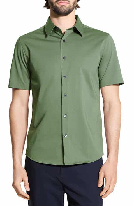 Theory Irving Short Sleeve Button-Up Shirt