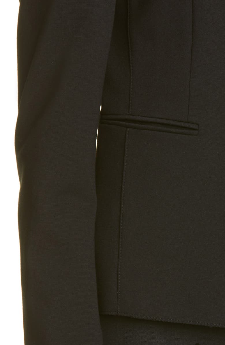 Akris punto Jersey Blazer, Alternate, color, Black