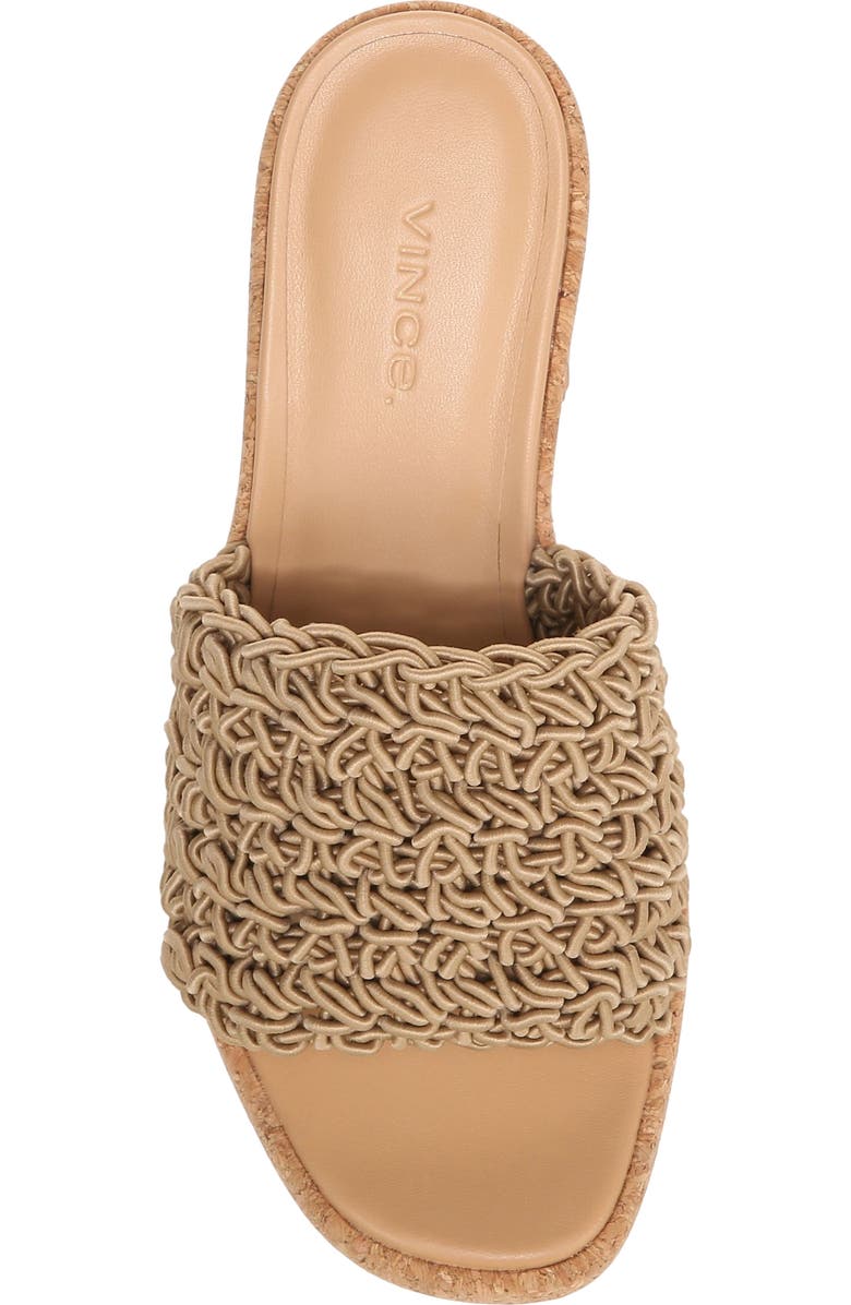 Vince Nicki Platform Slide Sandal, Alternate, color, Sand
