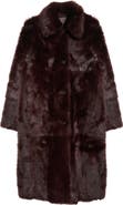 Akris Ruth Genuine Shearling Reversible Long Coat