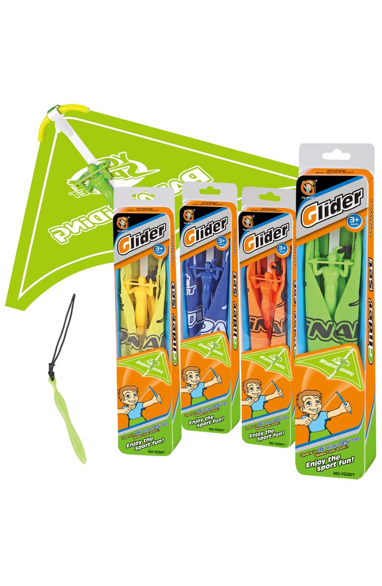 Flight Line Glider 4pk, Multicolor Paragliders 3+, Main, color, 