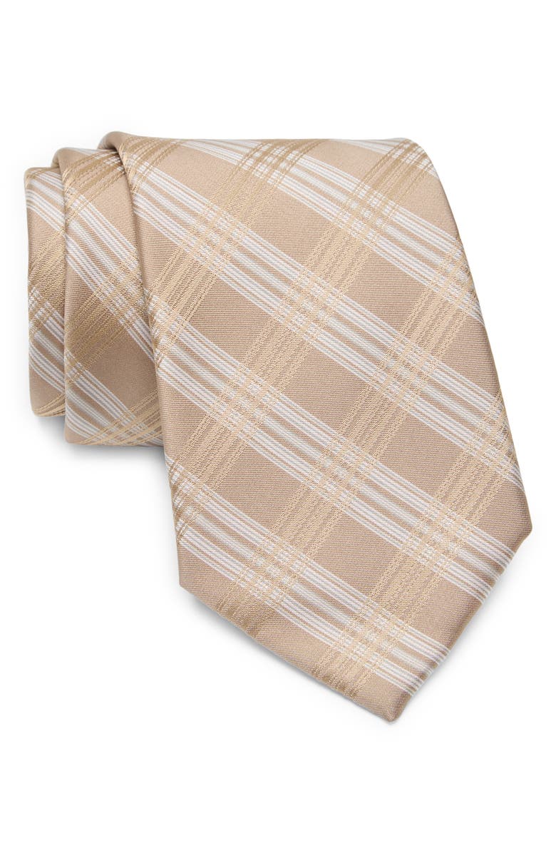 Calvin Klein Pico Plaid Tie, Main, color, 