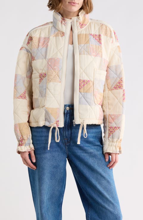 Cropped Quilted Jacket