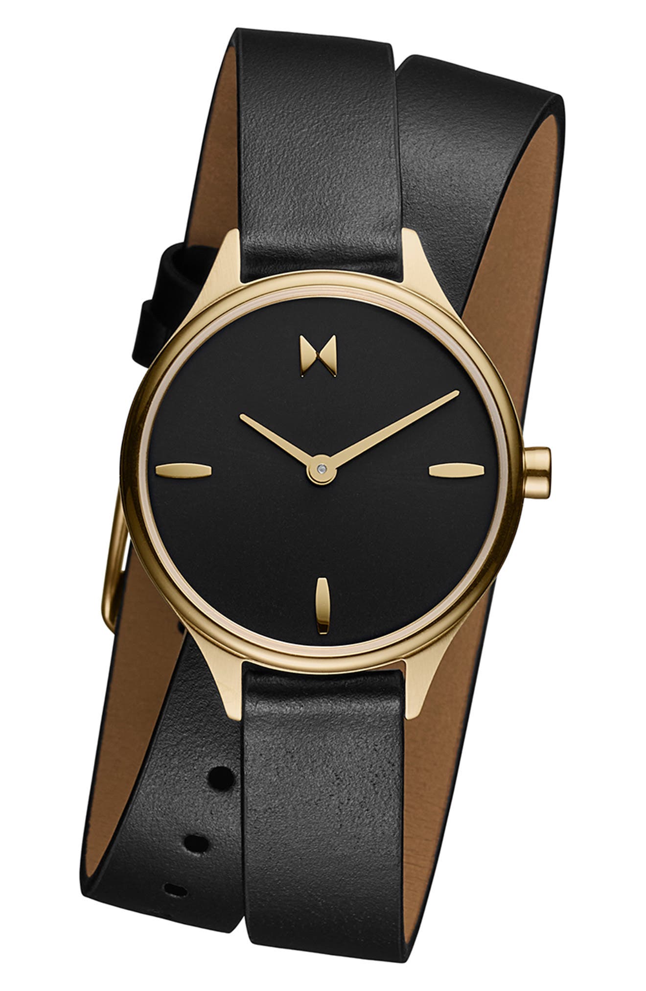MVMT Reina Leather Strap Watch, 30mm