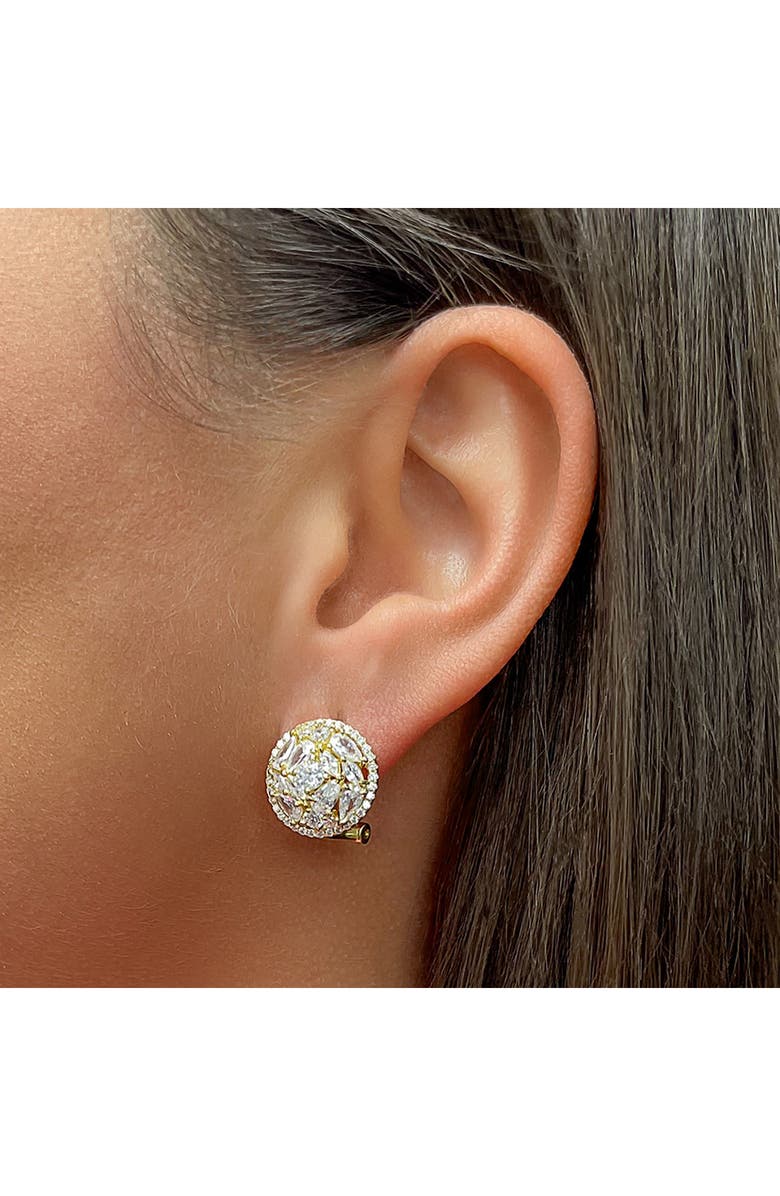 Sterling Forever Zara Circle Stud Earrings, Alternate, color, 