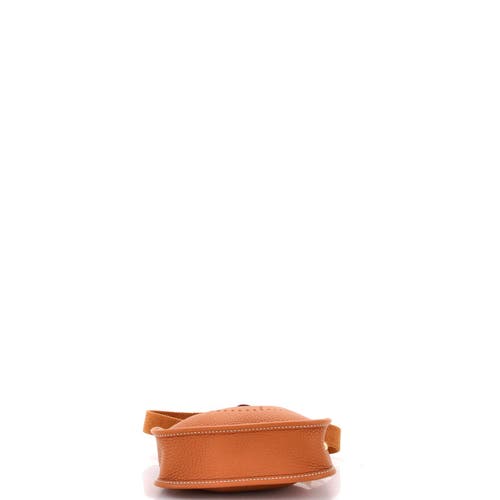 Pre-owned Hermes  Hermes Evelyne Bag Gen Iii Clemence Tpm In Gold