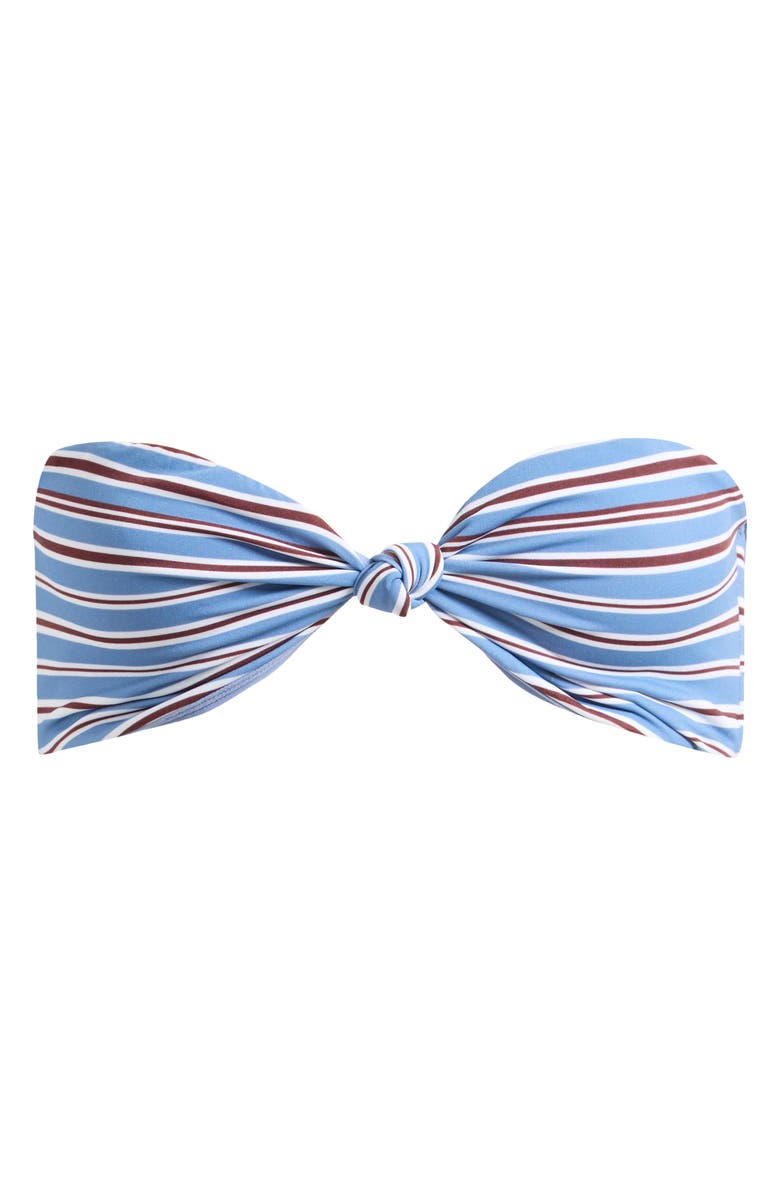 PacSun Candace Knot Stripe Bandeau Bikini Top, Main, color, Stripe