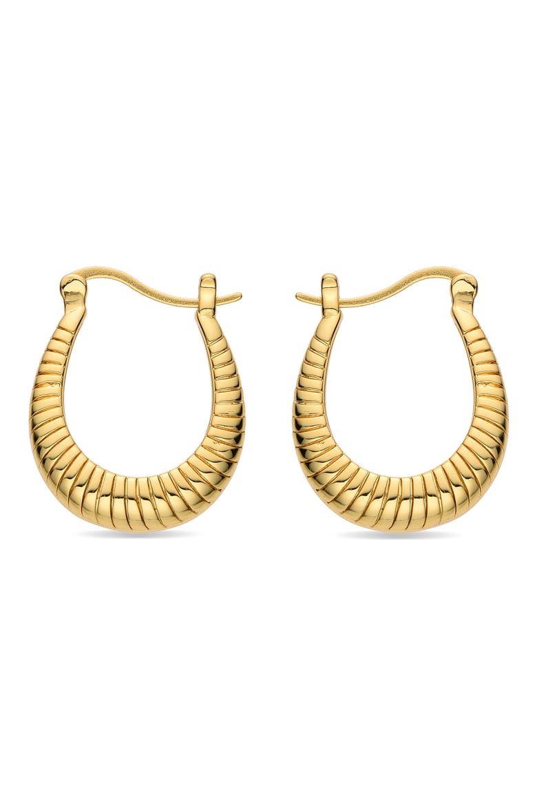 Lily Hoop Drop Earrings, Alternate, color, GOLD