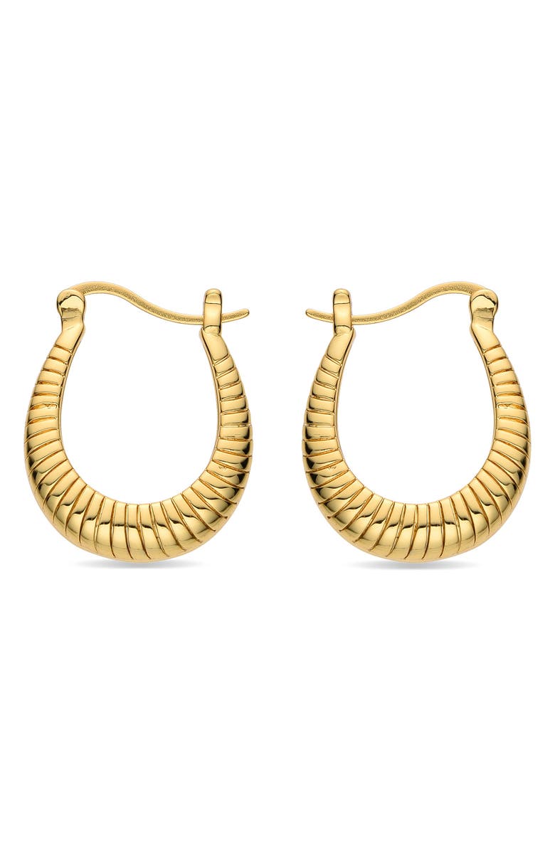 EYE CANDY LOS ANGELES Lily Hoop Drop Earrings, Alternate, color, Gold