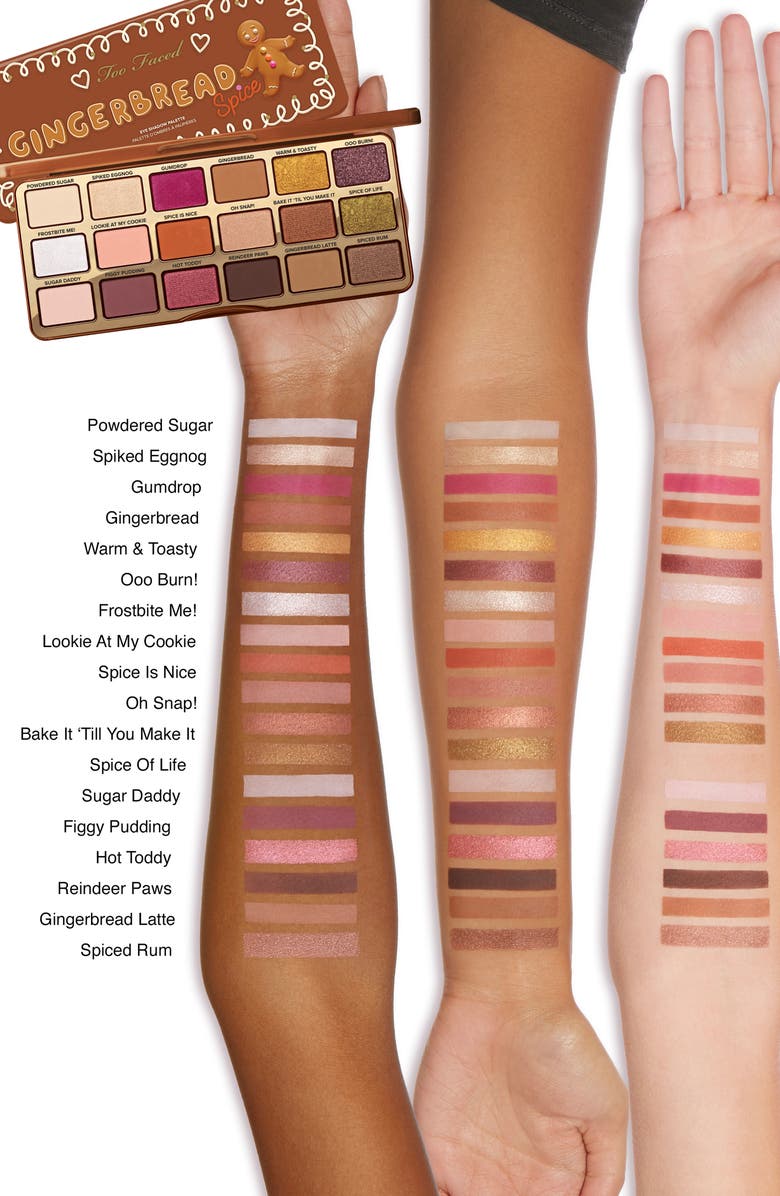 Too Faced Gingerbread Spice Palette, Alternate, color,