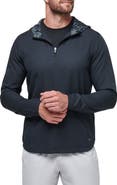 TravisMathew Hooded Quarter Zip Pullover
