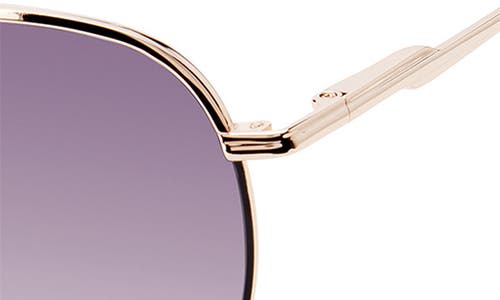 Ted Baker 57mm Aviator Sunglasses In Purple
