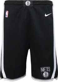 Nike Youth Nike Black Brooklyn Nets Swingman Performance Shorts – Icon Edition