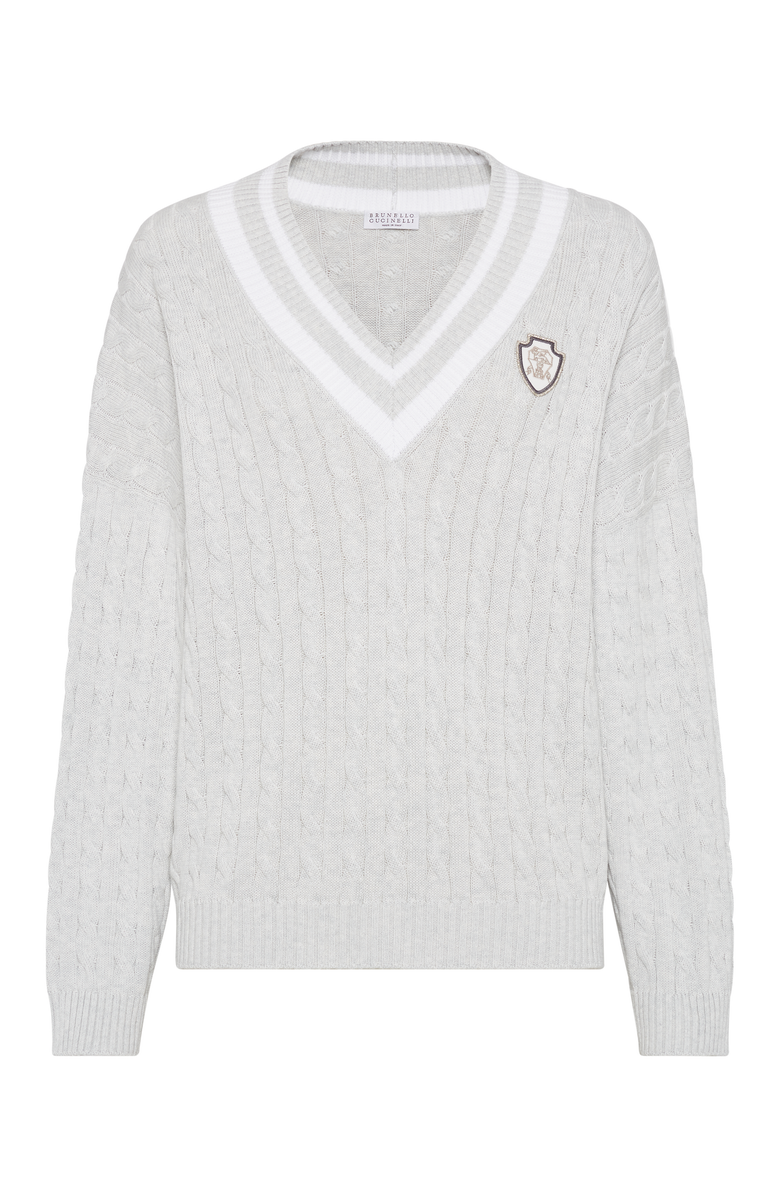 Brunello Cucinelli Sweater with logo, Main, color,