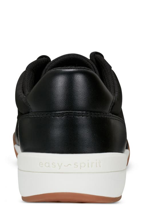 Easy Spirit Haigan Quilted Sneaker In Black