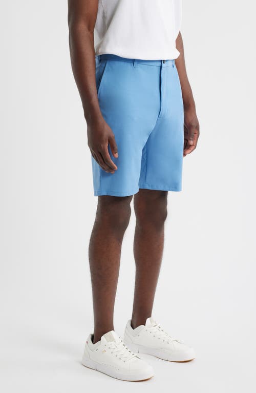 Johnnie-o Mulligan Performance Woven Shorts In Monsoon In Blue