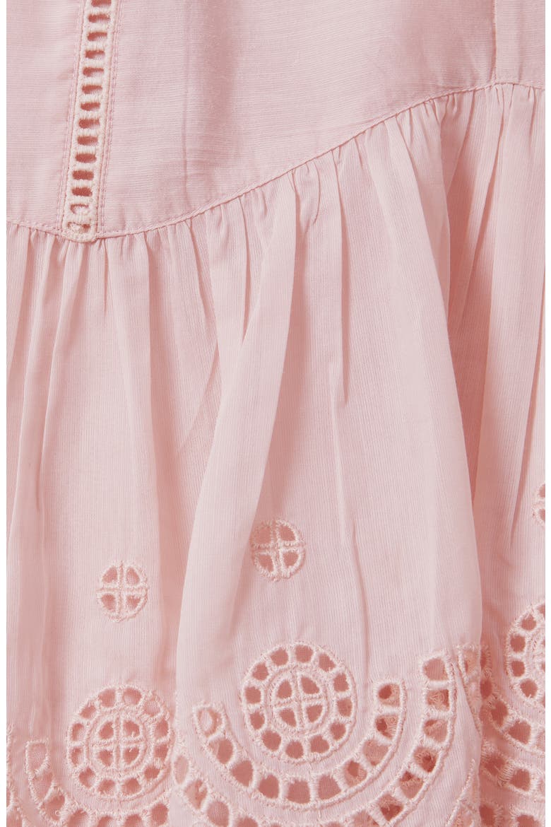 Kids' Jasmine Sr. Eyelet Skirt, Alternate, color, PINK