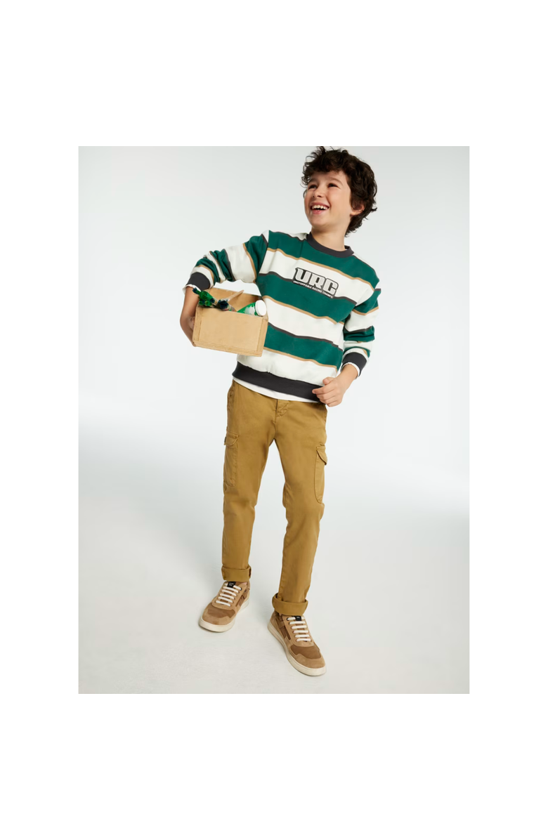 Mayoral Cargo Pants, Alternate, color, Beige