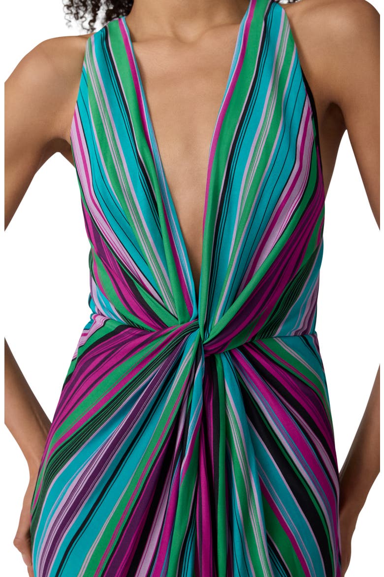 Zella Stripe Racerback Maxi Dress, Alternate, color, TROPEZ STRIPE GOSSIP PINK