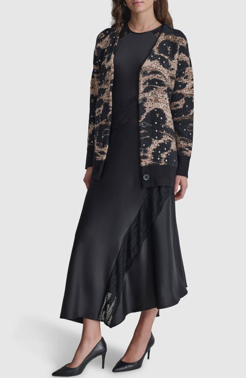 Dkny Oversize Studded Sweater In Multi
