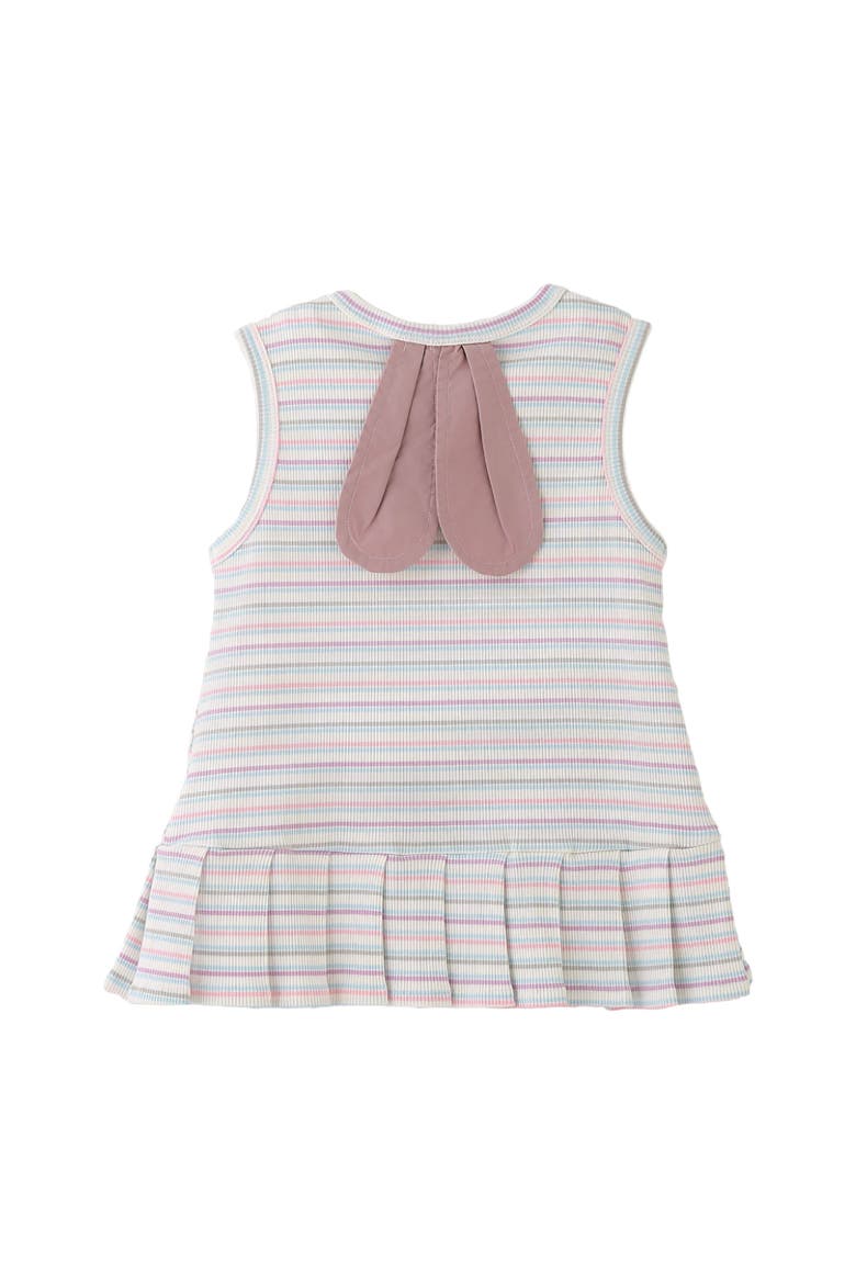 Stripe Bunny Dress, Alternate, color, Pink