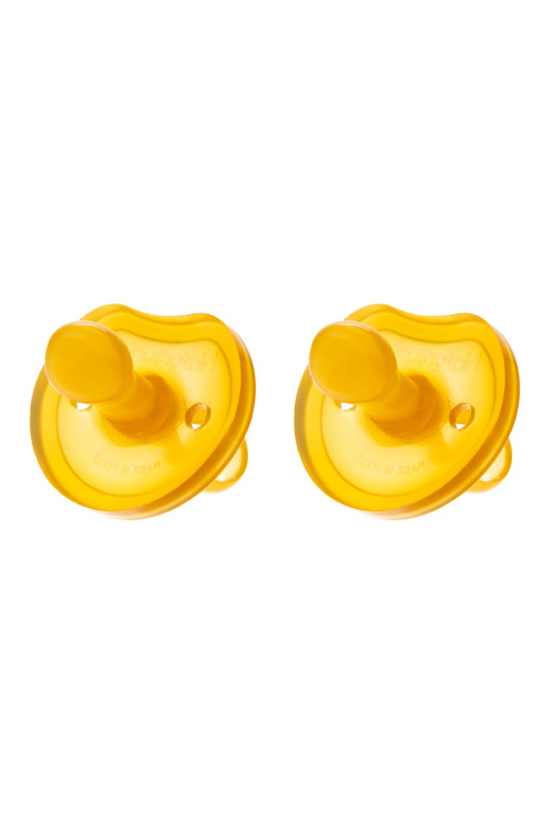 2-Pack Butterfly Pacifier, Alternate, color, NATURAL RUBBER BROWN