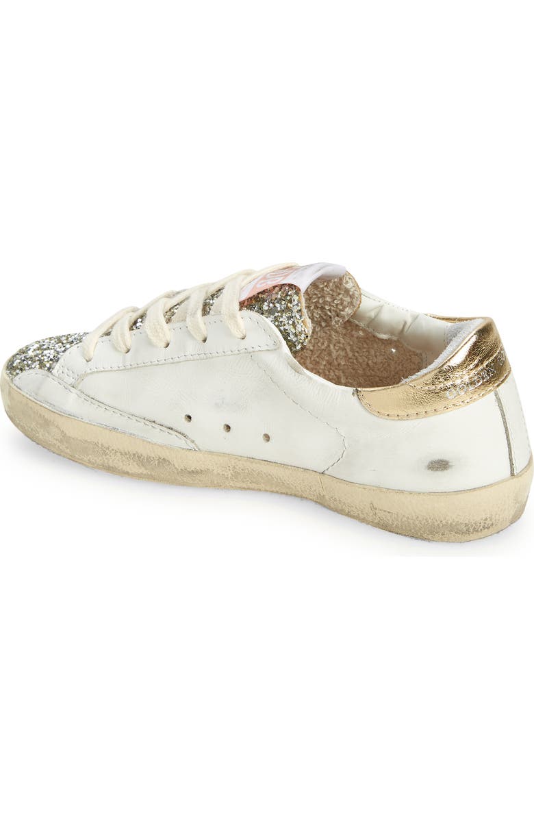 Golden Goose Super-Star Glitter Sneaker, Alternate, color,