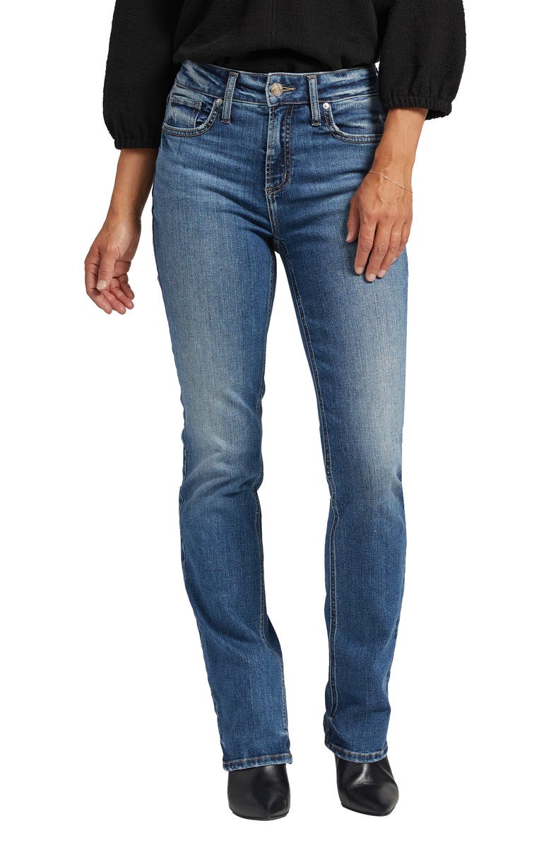 Silver Jeans Co. Avery High Waist Slim Bootcut Jeans, Main, color,