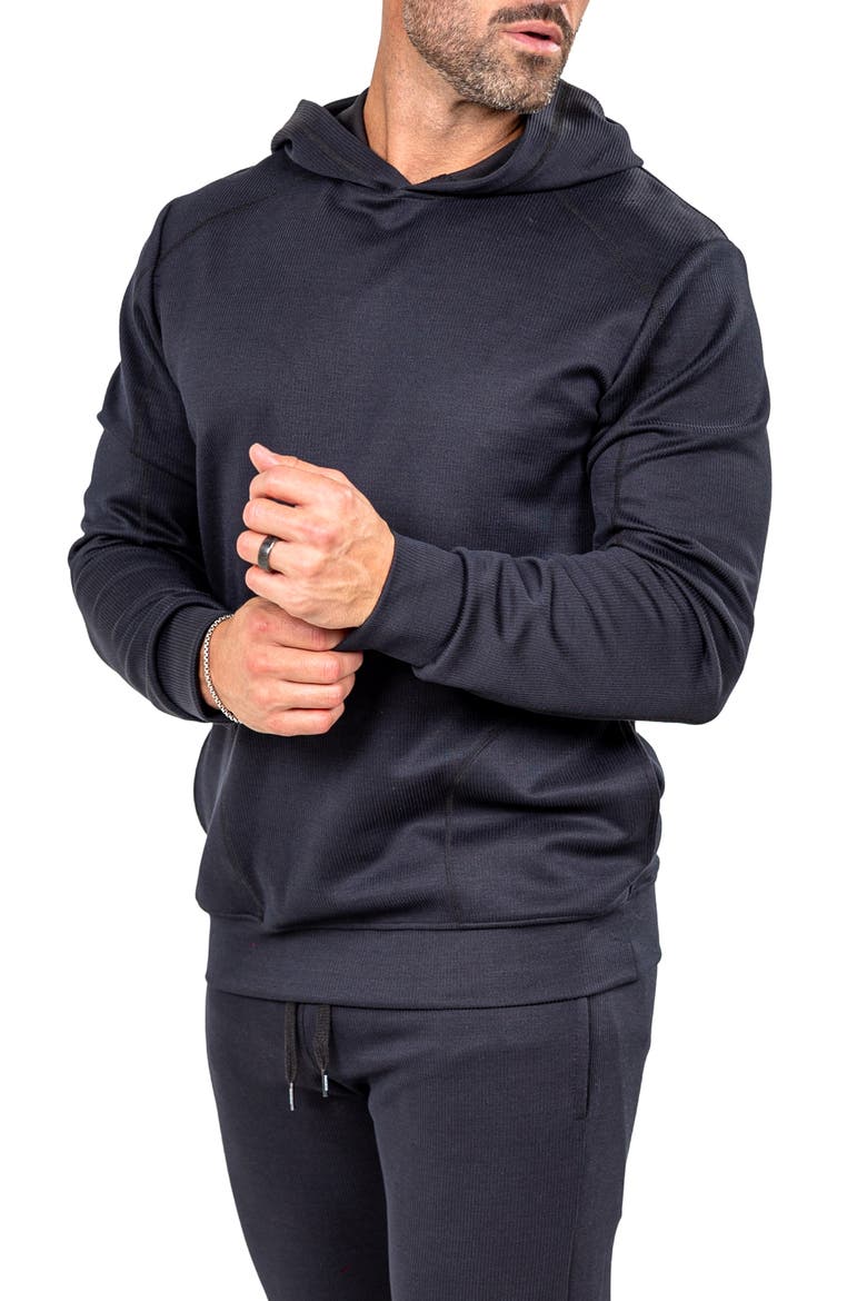 Marthyr Hoodie, Alternate, color, BLACK