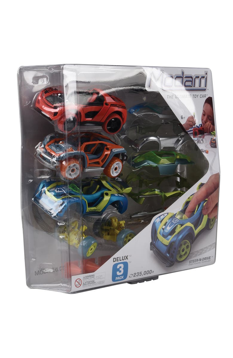 Modarri Deluxe Car 3 Pack, Ages 6+, Alternate, color, Multicolored