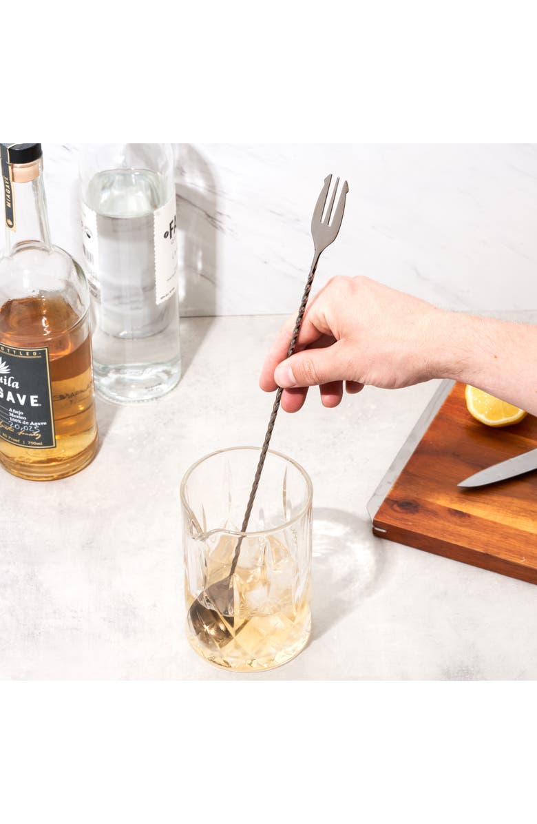 Viski Trident Bar Spoon, Alternate, color, Warren