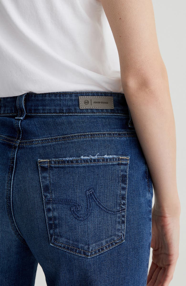 AG Saige Mid Rise Ankle Wide Leg Jeans, Alternate, color,