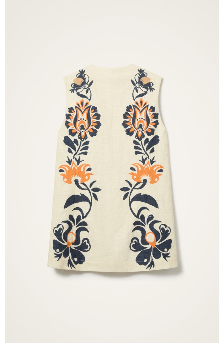 La DoubleJ Cream Soda Tunic Placée, Alternate, color, Selva Placée Blue